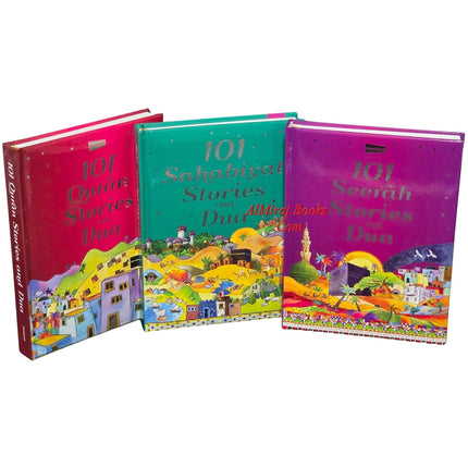 101 Quran Seerah &amp; Sahabiyat Stories Set of 3 Books