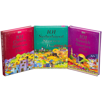 101 Quran Seerah &amp; Sahabiyat Stories Set of 3 Books