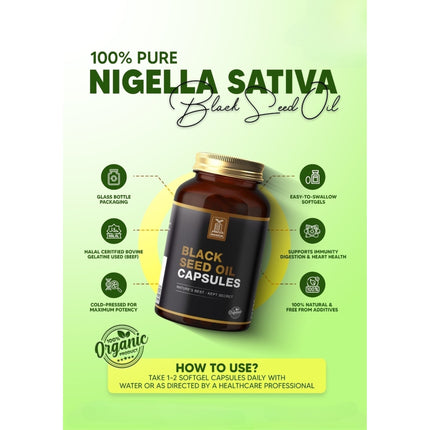 Black Seed Oil Capsules (60/Soft Gels)