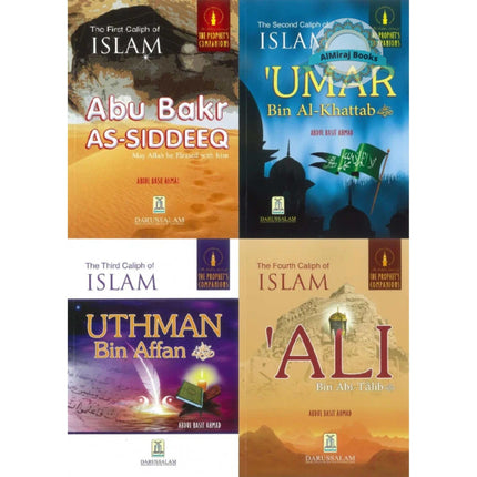 The Golden Series of The Prophets Companions: Four Rightly Guided Caliphs Bundle By Abdul Basit Ahmad