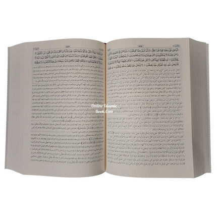 Quran in Pushtu Language (Tafseer Quran Kareem)(Pushtu and Arabic)Translation and Tafseer in Bottom, HC