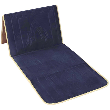 Prayer Rug with Back Support Foldable Meditation Floor Chair