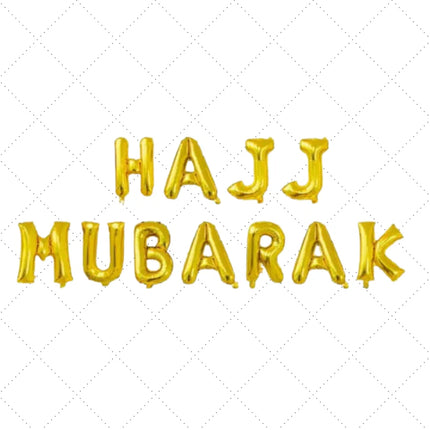 Hajj Mubarak Baloon (Pack of 13 Baloons)