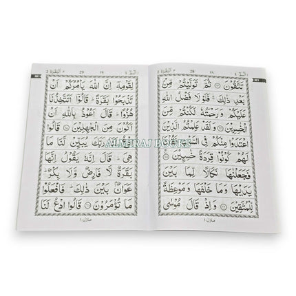 30 Parts Quran set- Para Set-9 Line Big Font-30 individual Parts Of Quran Arabic only-Ref 100-Kabah, 9789351690566