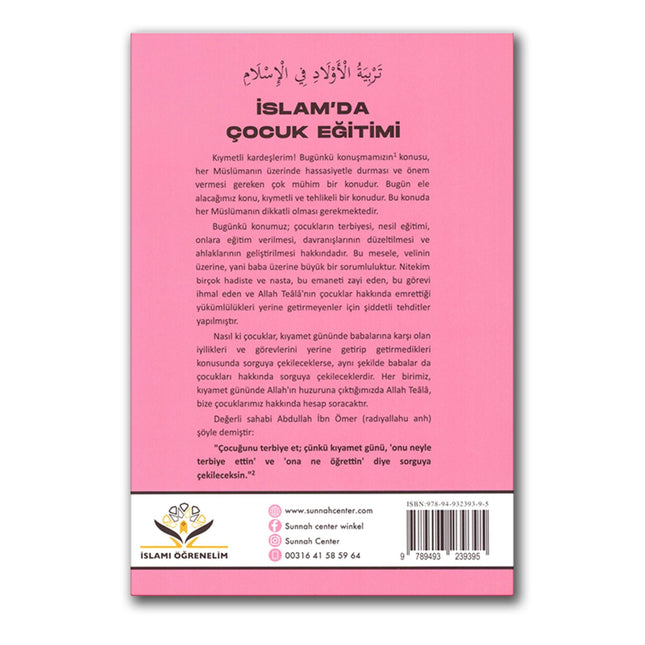 Islam’da Çocuk Eğitimi by Abdurrezzak el bedr (Turkish language)