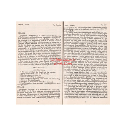 The Glorious Quran The Arabic Text with a Translation in English