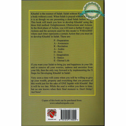 8 Steps For Developing Khushu’ In Salah(Book Includes 2 Audio Cds) By Suhaib Sirajudin