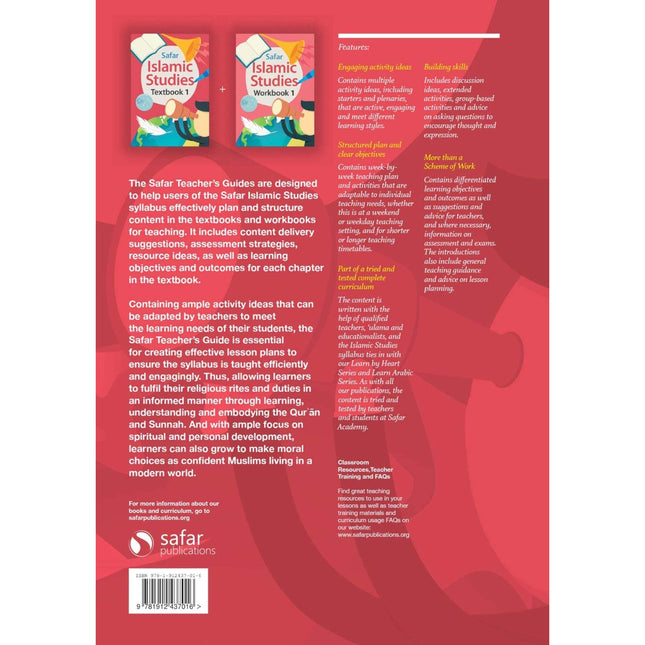 Safar Teacher’s Guide for Islamic Studies – Book 1