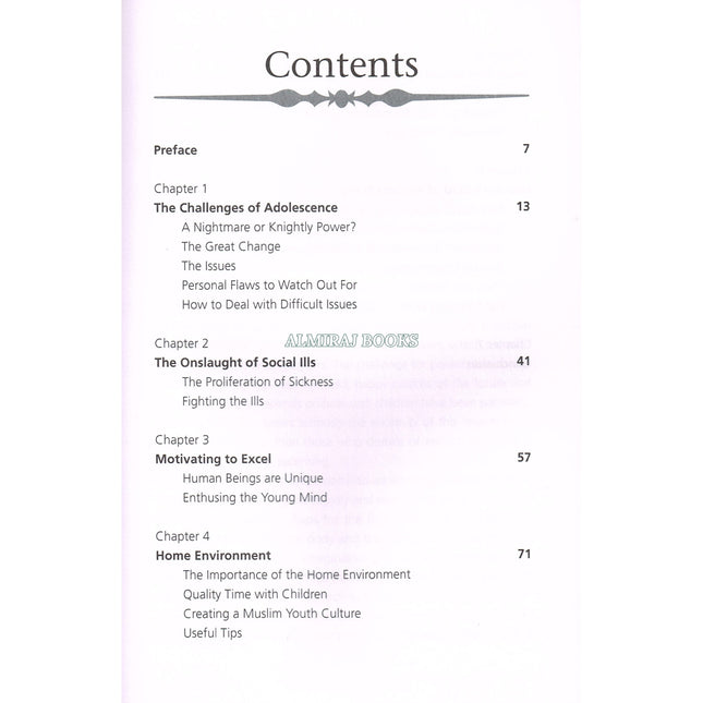 A Guide to Parenting in Islam Addressing Adolescence By Dr. Muhammad Abdul Bari