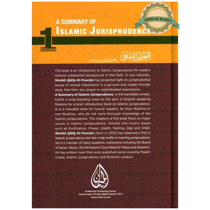A Summary Of Islamic Jurisprudence (2 Vol Set) By Dr. Salih Al-Fawzan
