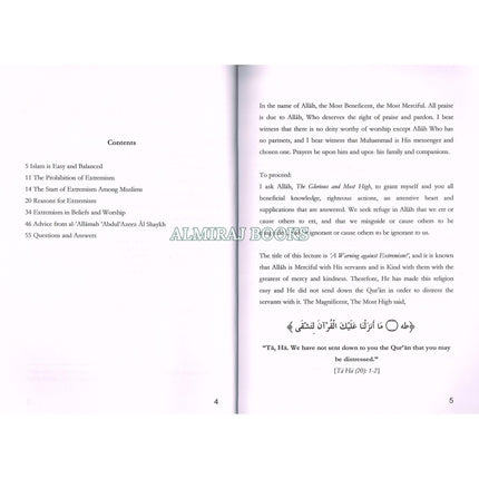 A Warning Against Extremism By Shaykh Saalih Aal Ush-Shaykh