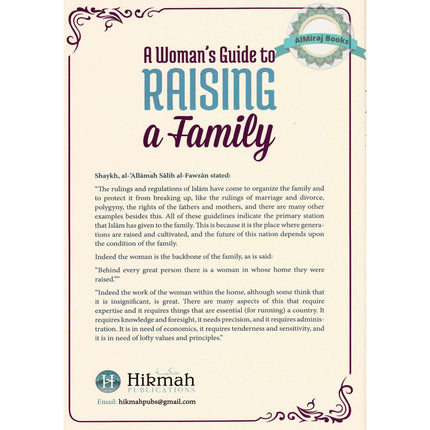 A Woman's Guide To Raising A Family By Shaykh Salih Al-Fawzan