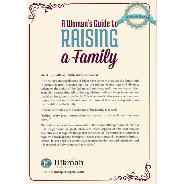 A Woman's Guide To Raising A Family By Shaykh Salih Al-Fawzan