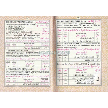 AL Quran Al Kareem With Color Coded Tajweed Rules