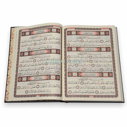 Al Quran Al Kareem-Arabic Quran: 15 Lines Uthmani Script-Asma al Husna Cover (99 Names of Allah Cover) Uthmani Script