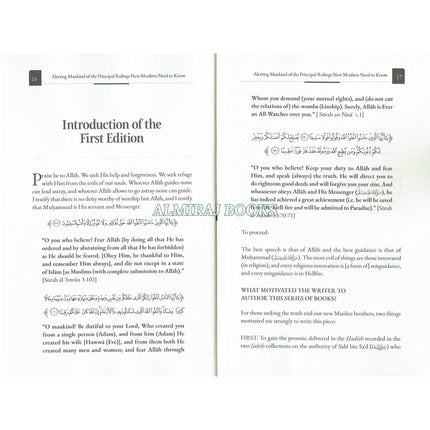 Alerting Mankind of the Principal Rulings New Muslims need to know (Part 1: Aqeedah)