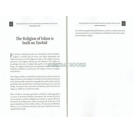 Alerting Mankind of the Principal Rulings New Muslims need to know (Part 1: Aqeedah)