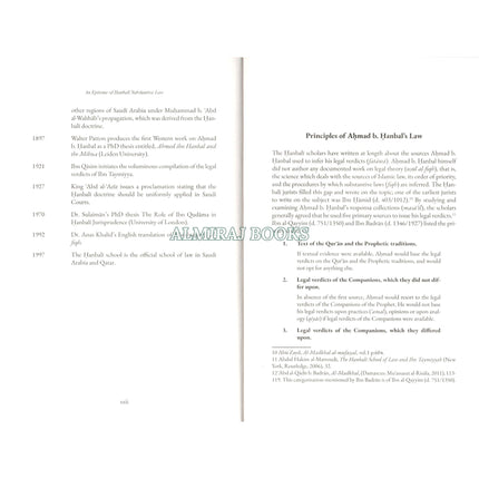 An Epitome of Hanbali Substantive Law By Yusuf b. Abd al-Hadi’s Hanbali