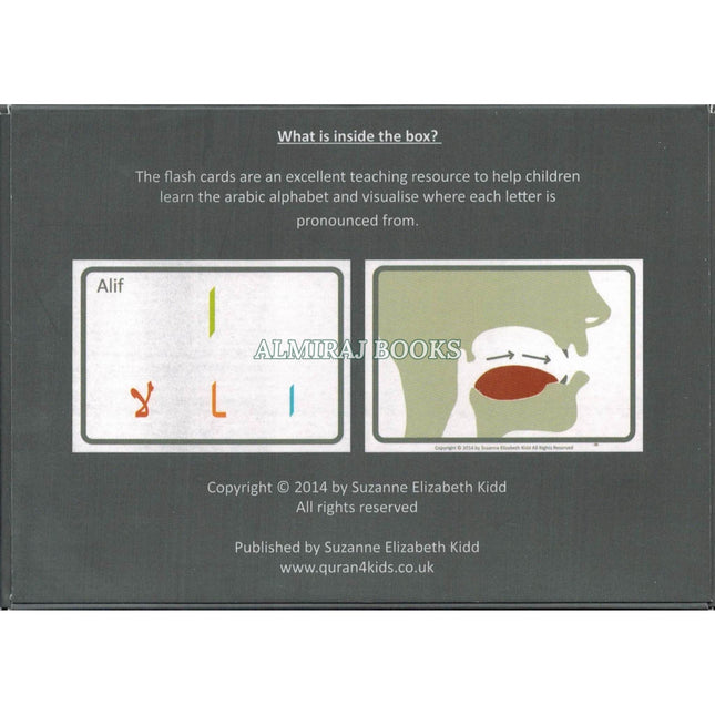 Arabic Alphabet Flash Cards By Suzanne Elizabeth Kidd
