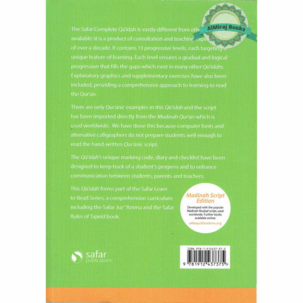 Complete Qa'idah: Safar Learn to Read Series (Madinah Script) By Shaykh Hasan Ali