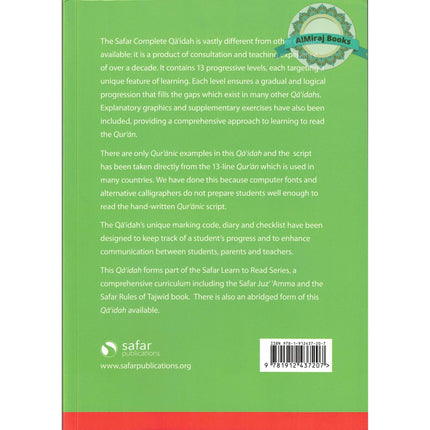 Complete Qaidah,Safar Learn to Read Series