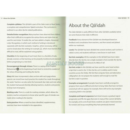 Complete Qaidah,Safar Learn to Read Series