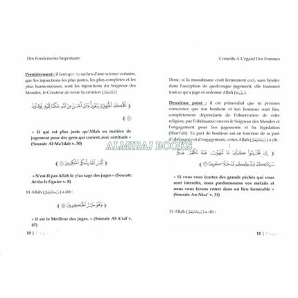 Conseils À L Égard Des Femmes (French), Advice on women