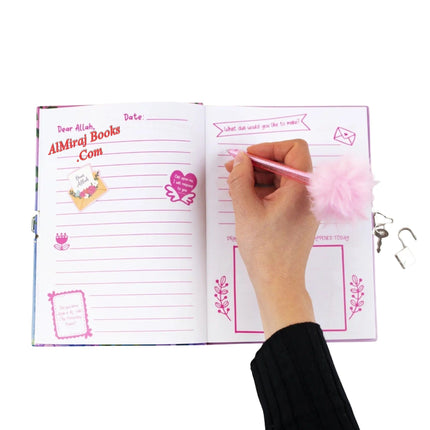 Dear Allah Secret Diary - Blue - Pink