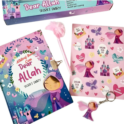 Dear Allah Secret Diary - Blue - Pink
