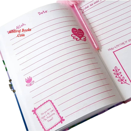 Dear Allah Secret Diary - Blue - Pink
