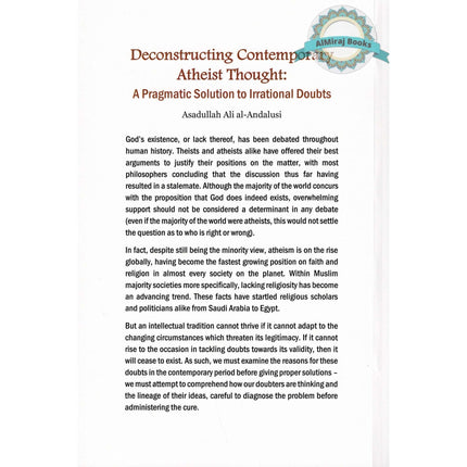 Deconstructing Contemporary Atheist Thought