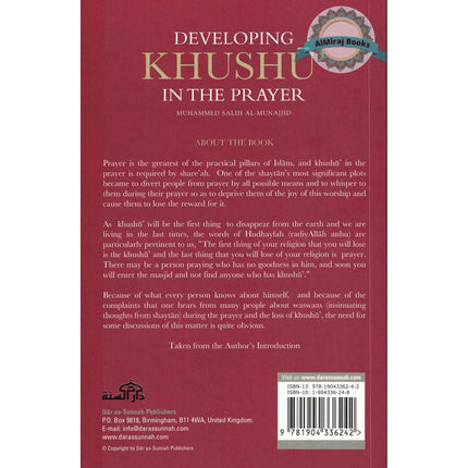 Developing Khushu in the prayer By Muhammed Salih al Munajjid