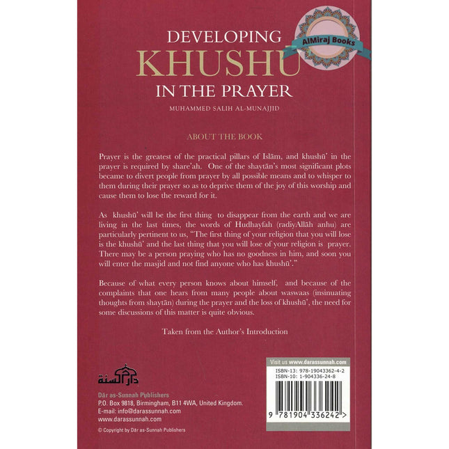 Developing Khushu in the prayer By Muhammed Salih al Munajjid