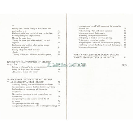 Developing Khushu in the prayer By Muhammed Salih al Munajjid