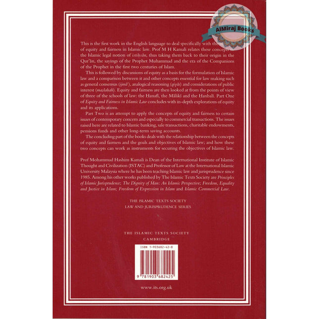 Equity and Fairness in Islam (Islamic Law and Jurisprudence series) By Prof. Mohammad Hashim Kamali