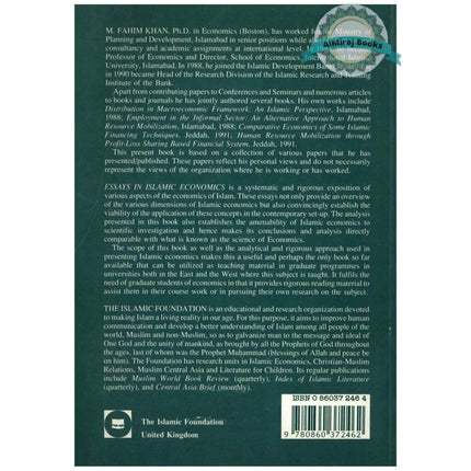 Essays in Islamic Economics By M. Fahim Khan