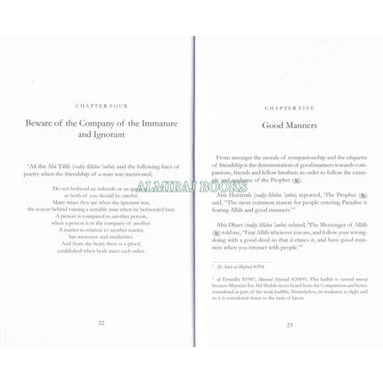 Etiquette and Morals of Companionship