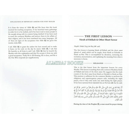 Explanation of Important Lessons For Muslim