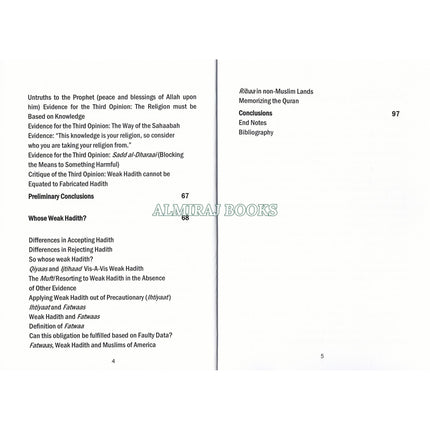 Fatwaa-Making and the Use of Weak Hadith by Jamaal Zarabozo