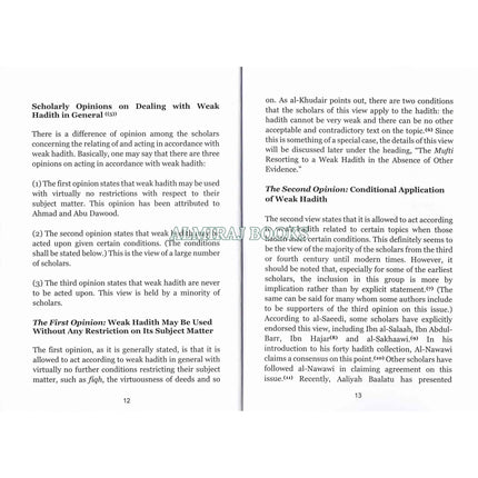 Fatwaa-Making and the Use of Weak Hadith by Jamaal Zarabozo