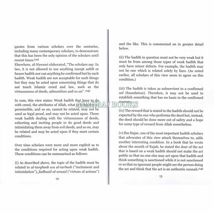 Fatwaa-Making and the Use of Weak Hadith by Jamaal Zarabozo