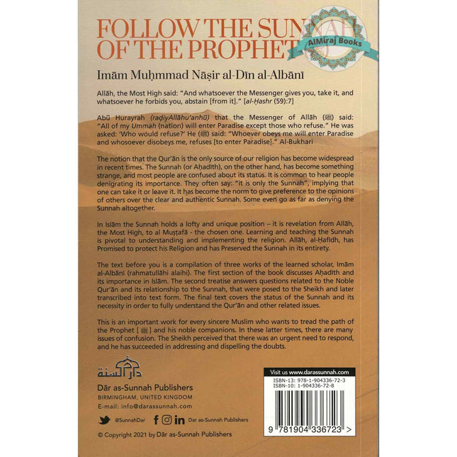 Follow The Sunnah of The Prophet by Muhammad Nasir al-Din