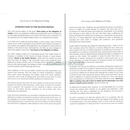 Four Essays on the Obligation of Veiling By Shaikh Ibn Baz