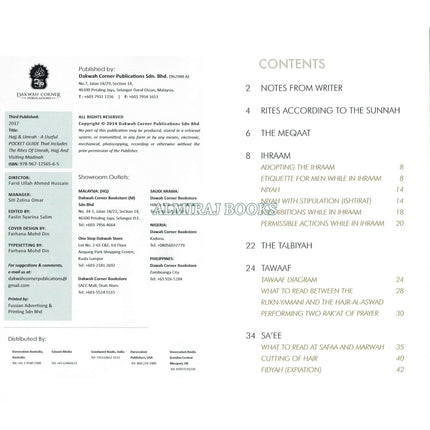 Hajj & Umrah (Booklet Size) By Abu Muneer