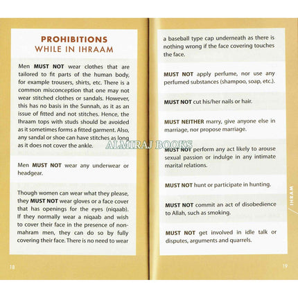 Hajj & Umrah (Booklet Size) By Abu Muneer