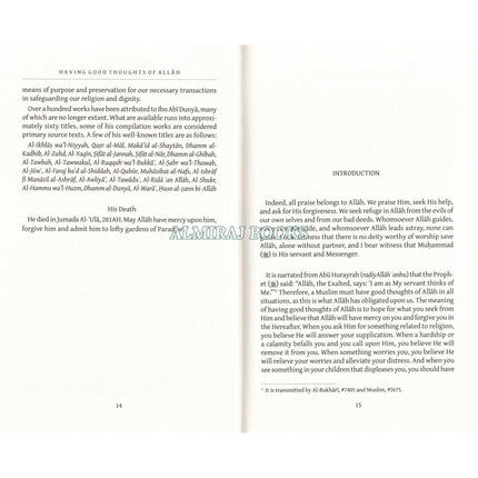 Having Good Thoughts of Allah by Al-Hafiz Ibn Abi Dunya