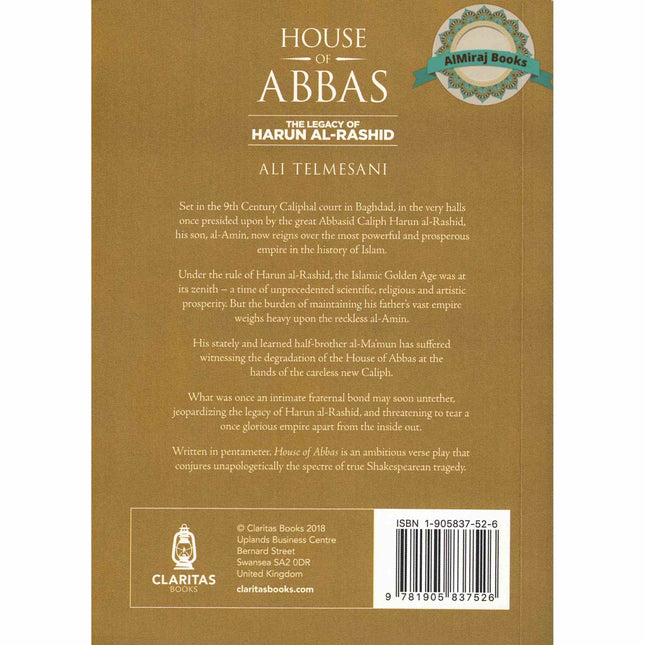 House of Abbas (The Legacy of Harun Al-Rashid) Small Booklet By Ali Telmesani