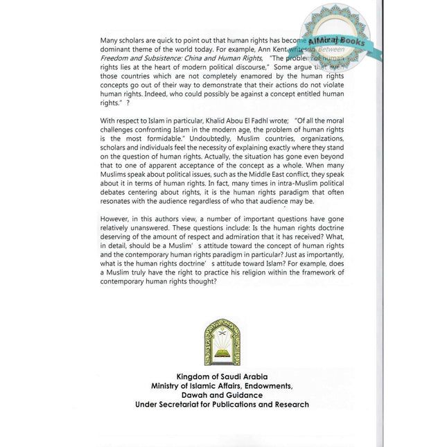 Human Rights in Islam By Jamal Zarabazo