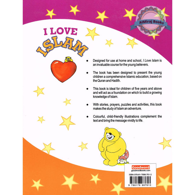 I Love Islam (Level 1) Islamic Studies Textbook For Children By Fiezel Chothia