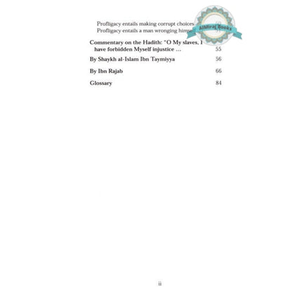 Injustice and the Unjust By Shaykh Muhammad Mitwalli Al-Sharawi